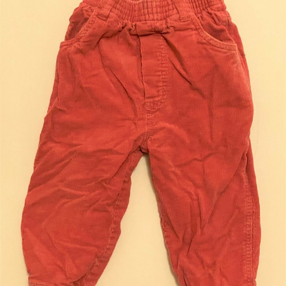 DU PAREIL AU MEME Girls' French Boutique Lined Corduroy Pants ~ Sz 18m